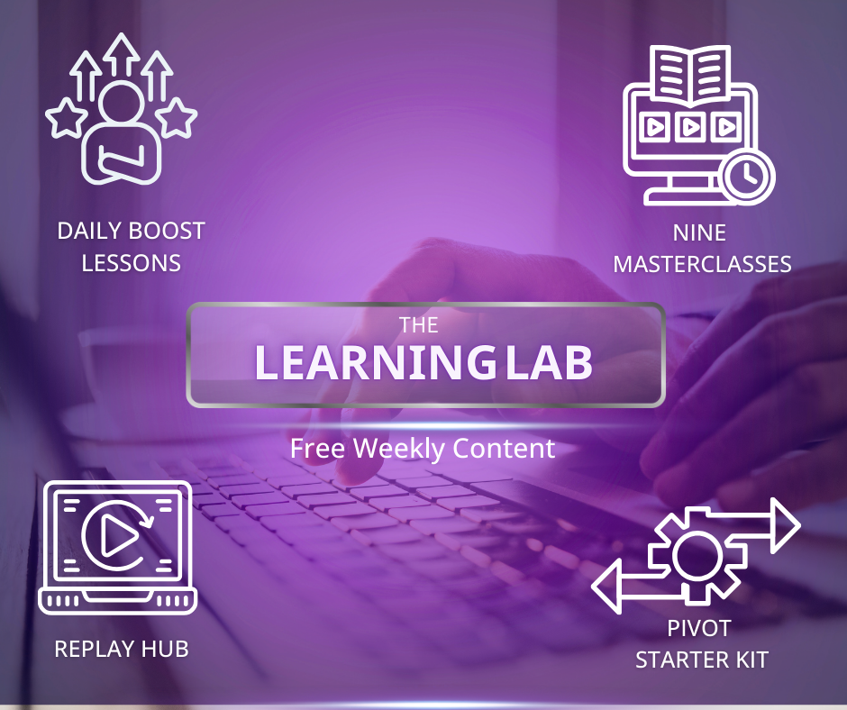 The Learning Lab: Do It Yourself.  Learn how to get ahead of AI and build a 24hr income stream